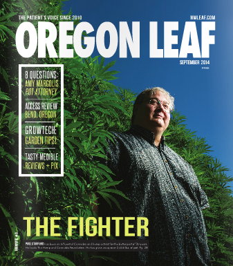 Paul Stanford on the cover of Oregon Leaf magazine